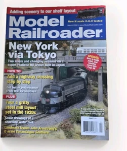 Model Railroader Magazine March 2008 N Scale 0-8-0 New York Layout In Tokyo - Picture 1 of 2