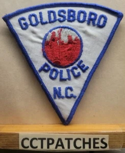 PARCHE DE HOMBRO DE POLICÍA GOLDSBORO, CAROLINA DEL NORTE NC - Imagen 1 de 2