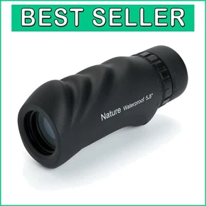 Compact 10x25 Monocular with Rubber Armor – Fogproof & Perfect for Birdwatching - Picture 1 of 9