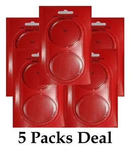 5 cápsulas de moneda redonda AirTite Direct Fit X6 para 2 oz común Medallones de plata - Imagen 1 de 6