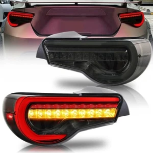 VLAND LED Tail Lights For 12-20 Toyota 86 Subaru BRZ Scion FR-S Rear Lamp Smoked - Picture 1 of 5