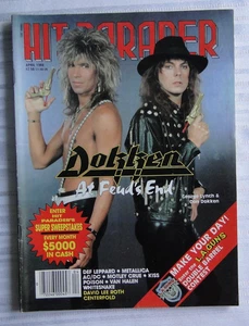Vintage Magazine Hit Parader April 1988 Dokken Def Leppard Metallica AC/DC 113 - Imagen 1 de 18