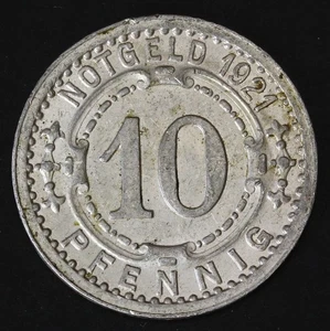 GERMANY (Lippstadt) 10 Pfennig 1921 - Aluminum - Notgeld - VF - 2555 - Picture 1 of 2