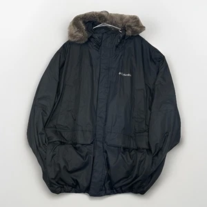 Columbia Men's 4XL Penns Creek II Parka Omni Heat Pockets Hood Black - Picture 1 of 10