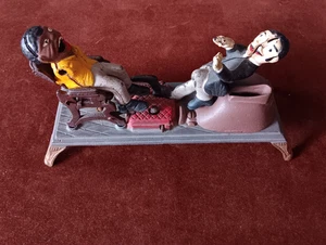 Vintage Crescent Dental Mechanical Cast Iron Coin Bank Collectable-MADE IN USA - Bild 1 von 8