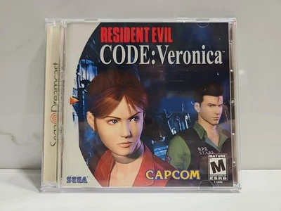 Resident Evil -- CODE: Veronica (Sega Dreamcast, 2000) w/ Registration Card  - Image 1 of 4