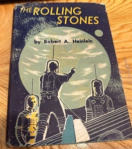 The Rolling Stones by Robert A Heinlein HCDJ 1952 Dust Jacket Green Cloth - Picture 1 of 3