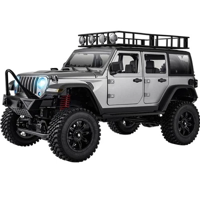 Jeep Wrangler MN128 RC Car Crawler 1:12 Scale, 2.4G 4WD, Off-road Truck 2Battery - Image 1 of 4