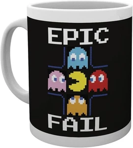 Pac-Man Epic Fail Mug Ex-Display - Picture 1 of 6