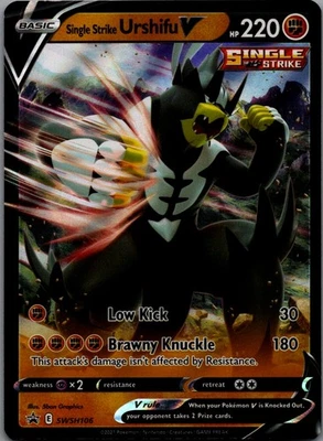 Single Strike Urshifu V Promo SWSH: Sword & Shield Promo Cards SWSH106 NM - Image 1 of 2