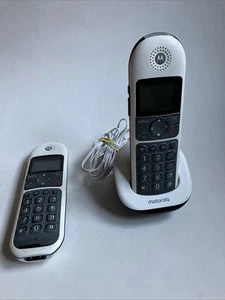 Base de expansión de teléfono inalámbrico digital Motorola CD501-C + teléfonos CD501-HS |LEER - Imagen 1 de 17