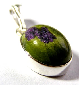 STERLING SILVER ATLANTISITE SMALL PENDANT  - 1.81 gms 1.6 x 0.9 cms #2 - Picture 1 of 4