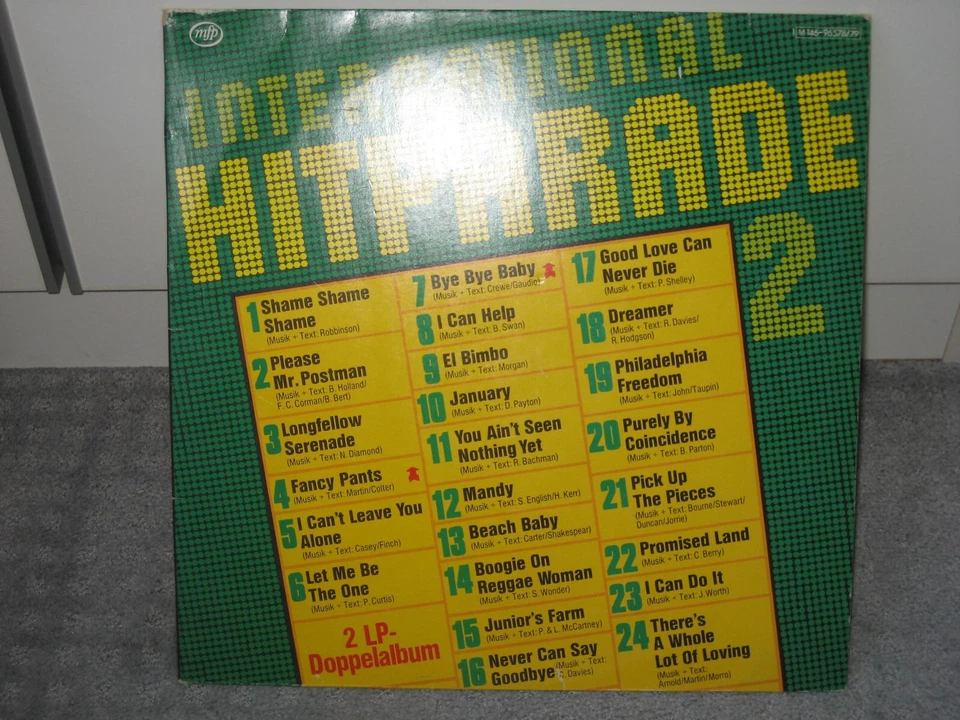 Doppel-LP  Unknown Artists "International Hitparade Vol. 2", Pop/Rock der 70er! - Bild 1 von 1