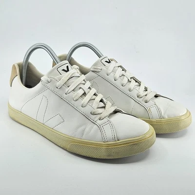 Veja Esplar Women's White Leather Athletic Sneakers EU 39 US 8 Sustainable Shoes - Image 1 of 4