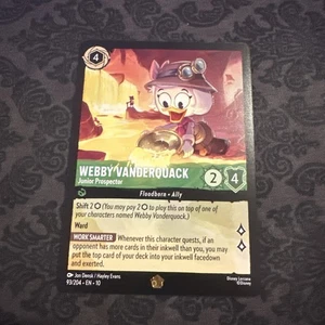Disney Lorcana - Webby Vanderquack - Junior Prospector - 93/204 - Bild 1 von 2