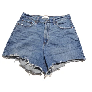 Abercrombie & Fitch the Dad kurze hohe Leibhöhe Damengröße 12 31 Zoll lässige mittlere Waschung - Bild 1 von 7