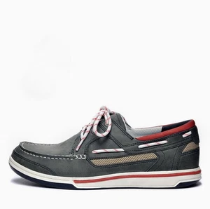Zapato De Barco Sebago Triton De Tres Ojos Para Hombre Colores Asortidos NUEVO - Imagen 1 de 7