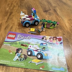 LEGO Friends Vet Ambulance 41086 89pcs Complete Set w/ Instructions No Box