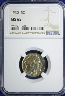 1930  BUFFALO NICKEL NGC MS-65 (2532415) - Image 1 of 4