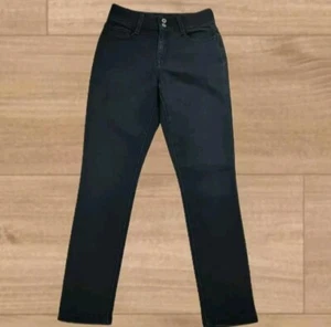 Arizona 29" Jean Maigre Extensible Bleue Foncé Taille Haute Femme Taille 9/26 - Picture 1 of 14