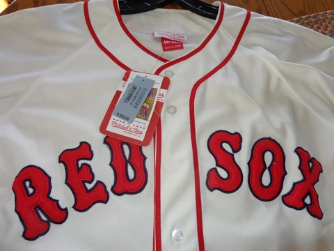 Boston Red Sox Ted Williams #9 Mitchell & Ness 48 XL Jersey Shirt With Hang Tags Cover