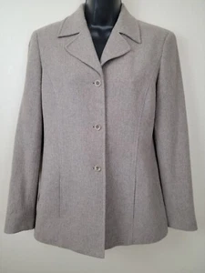 Liz Claiborne Women's Wool Mid Length Jacket Coat Pockets Size 6 Classic Great - Picture 1 of 9