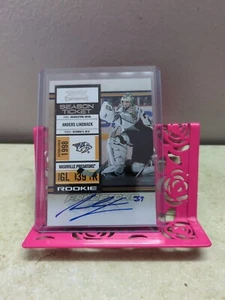 2010-11 PANINI CONTENDERS HOCKEY TICKET ROOKIE AUTO SP ANDERS LINDBACK PREDATORS - Picture 1 of 2