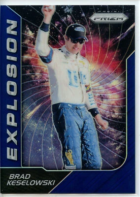 2018 Panini Prizm Racing NASCAR Explosion BLUE #88 Brad Keselowski #84/99 - Image 1 of 2