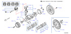 Nissan/INFINITI 12207-9BT2B Engine Crankshaft Main
