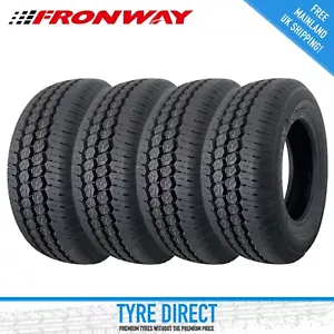 4X 155 70 12C FRONWAY | HIGH QUALITY TRAILER TYRES | LATEST DOT | M+S 104/102R - Picture 1 of 9