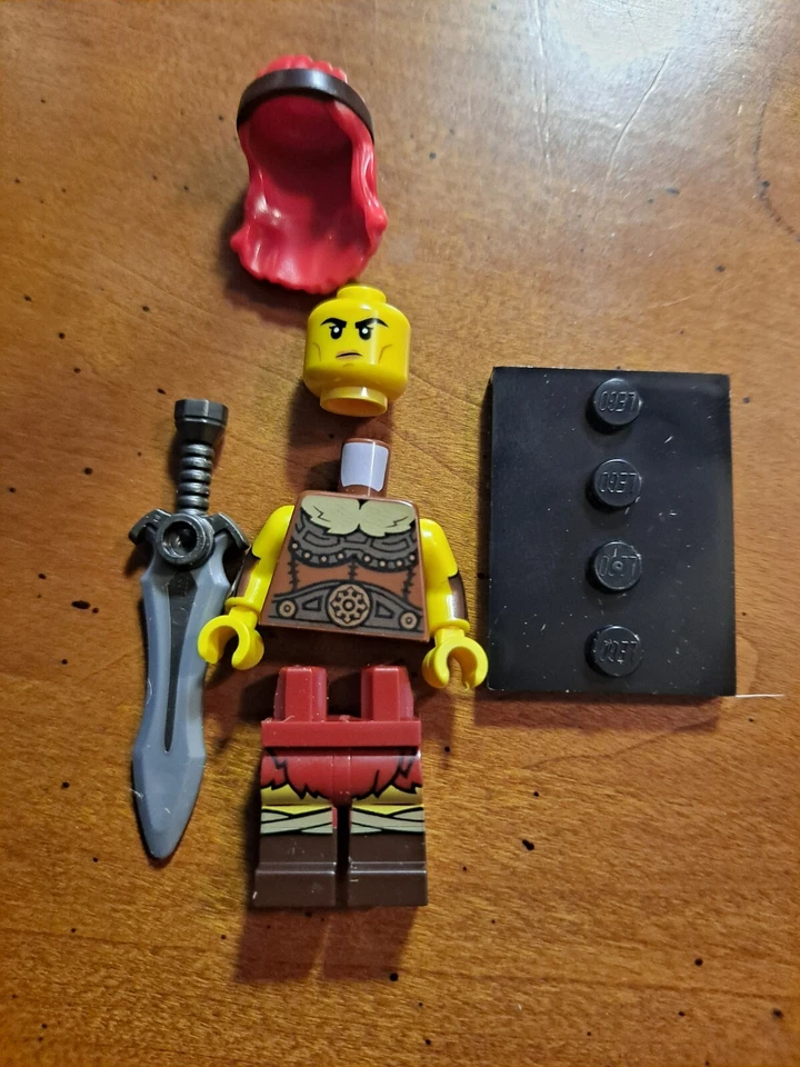 Lego série 25 FIERCE BARBARIAN 71045 CMF novo em folha na mão pronto para enviar - Imagem 1 de 1