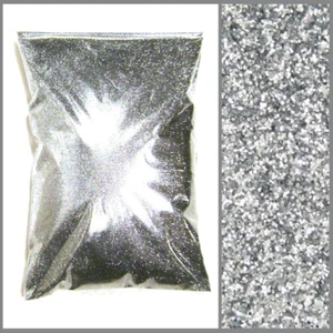 1 lb (454g), Professional Grade .008" Chrome Silver Metal Flake, Fine Additive - Picture 1 of 5