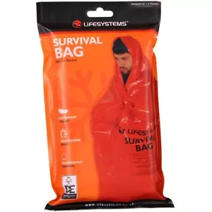 Bolsa de supervivencia Lifesystems ligera a prueba de viento impermeable naranja reflectante - Imagen 1 de 5