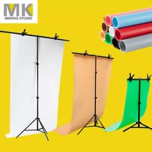 Supporto sfondo a T 40x66,5 cm PVC fotografia studio fotografico sfondo - Foto 1 di 24