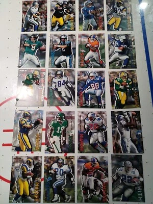 1997 Fleer Game Breakers Conjunto Completo de Futebol (20) Aikman Emmitt Barry Sanders - Imagem 1 de 4