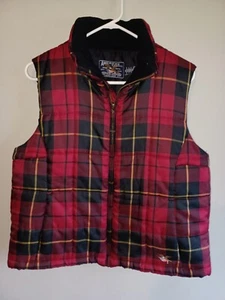 American Living Brand Plaid Style Mens XL Full- Zip Vest - Picture 1 of 9