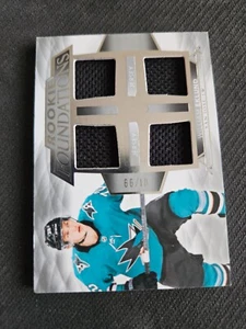 2021-22 UD THE CUP WILLIAM EKLUND #F-WE #ed 1/99 ROOKIE FOUNDATIONS QUAD JERSEY - Picture 1 of 2