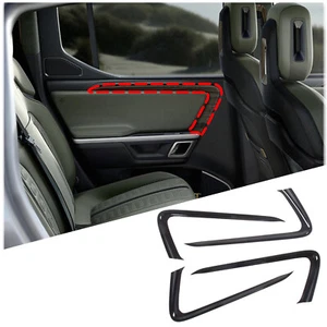 4PCS Glossy Black Inner door panel trim strip Fit For Rivian R1T - Picture 1 of 10