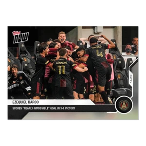 2021 Topps Now MLS Ezequiel Barco #7 Atlanta United Print Run /98 Short Print! - Bild 1 von 2