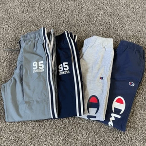 Boys track pants and joggers bundle Champion, Oshkosh size medium - Picture 1 of 10