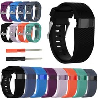 Replacement Band Strap Wristband Tool Kit For Fitbit Charge HR Activity S/L New