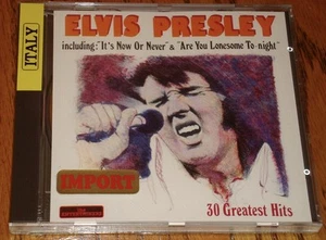ELVIS PRESLEY 30 GREATEST HITS ~ IMPORT CD FROM ITALY~ SEALED! - Picture 1 of 2