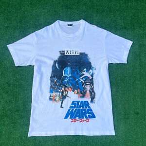 KITH Star Wars A New Hope Vintage Tee T-Shirt Size Small White Short Sleeve