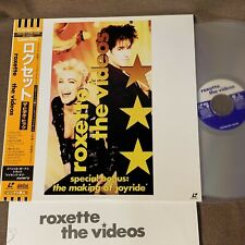 ROXETTE The Videos JAPAN Laser Disc LD TOLW-3101 w/ OBI+INSERT Marie Fredriksson