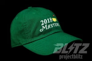 Masters Augusta National Golf Course 2018 verde sombrero gorra de 6 paneles - Imagen 1 de 1