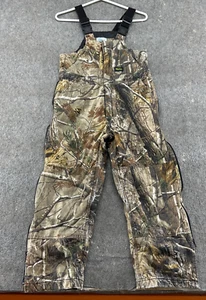 Walls Camo Overalls Boys M Regular Cargo Realtree Hardwood Double Knee Ripstop - Picture 1 of 13