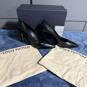 NIB Authentic Louis Vuitton Signature Pump Heels Timeless Minimalist 40 (US 9.5) - Picture 1 of 18