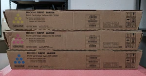 3x Ricoh Savin Lanier Druckerpatronen 842252 842253 842254 *Neu* | T80 - Bild 1 von 6