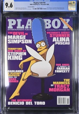 Playboy  November 2009 #v56 #10 Marge Simpson Collector's Edition CGC 9.6 Grade - Image 1 of 2