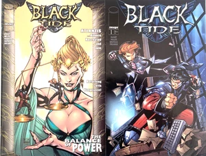 BLACK TIDE. NUMBER'S 1 & 2. (2 ISSUE 2001-2002 LOT). IMAGE COMICS. - Picture 1 of 11